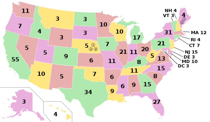 US_Electoral_College_Map